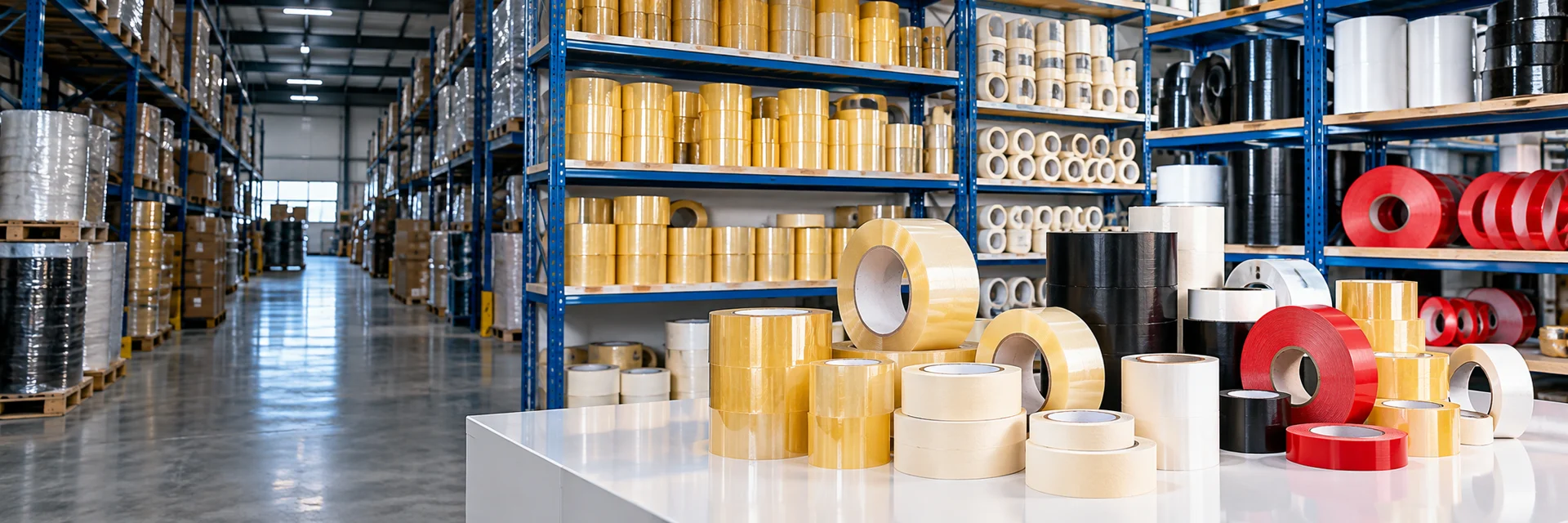Ảnh minh họa không gian trưng bày sản phẩm băng keo